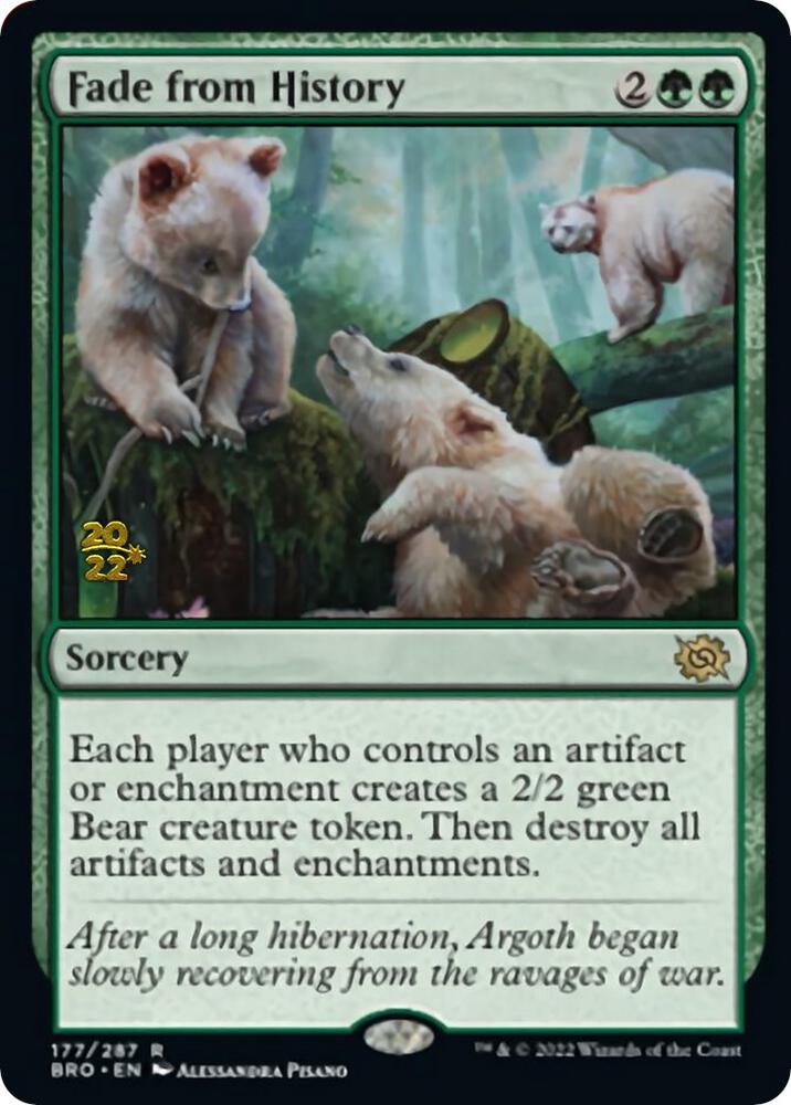 Fade from History 177s/169 (Prerelease Cards)  - Foil | Good Games Modbury
