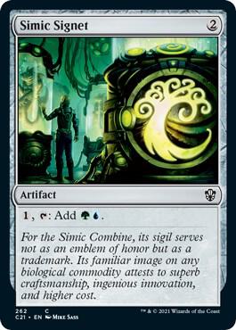 Simic Signet 262/81 (Commander 2021)  | Good Games Modbury
