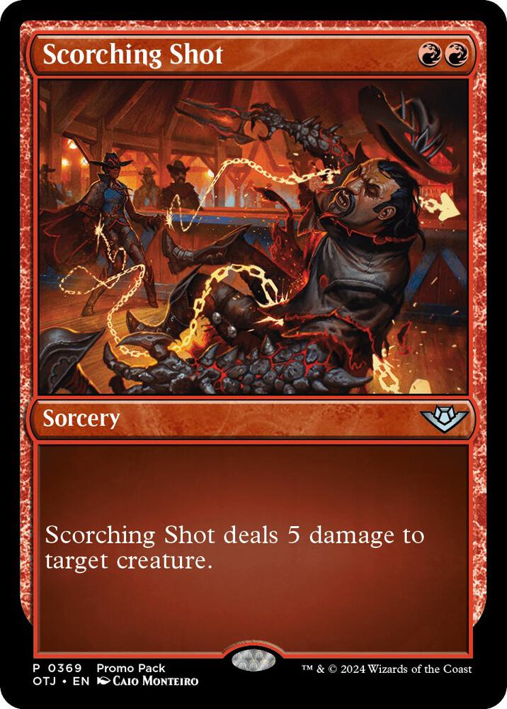 Scorching Shot 369/286 (Promo Pack: Outlaws of Thunder Junction)  - Foil | Good Games Modbury