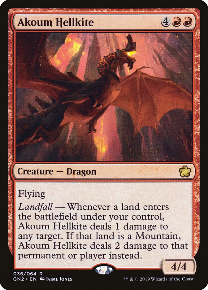 Akoum Hellkite 36/64 (Magic Game Night 2019)  | Good Games Modbury