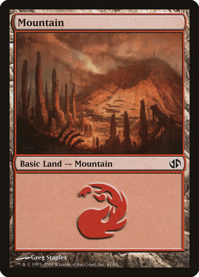 Mountain (61) [Duel Decks: Jace vs. Chandra] | Good Games Modbury