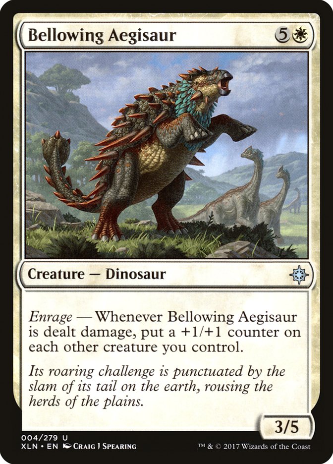 Bellowing Aegisaur [Ixalan] | Good Games Modbury