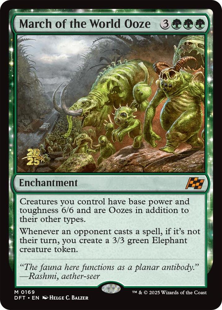 March of the World Ooze 169s/160 (Prerelease Cards)  - Foil | Good Games Modbury