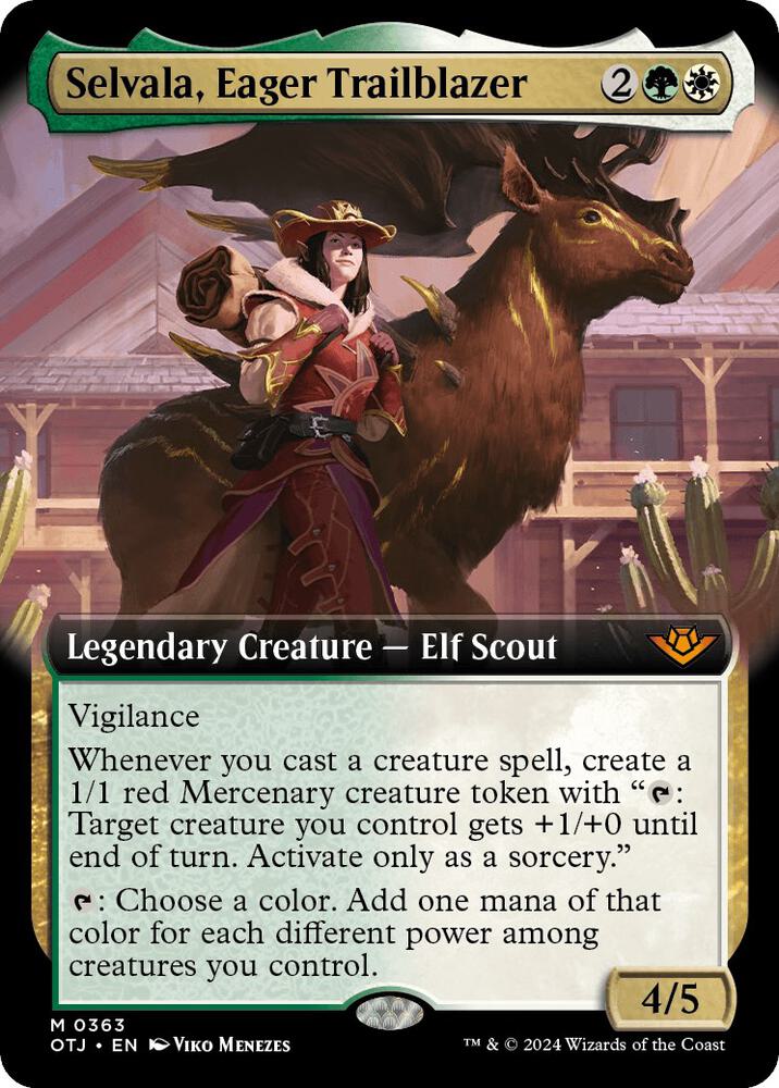 Selvala, Eager Trailblazer 363/286 (Outlaws of Thunder Junction)  - Extended Art Foil | Good Games Modbury
