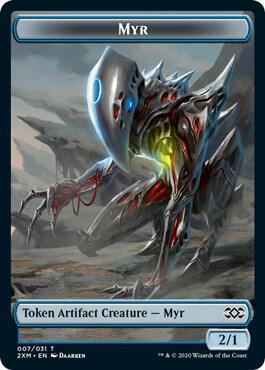 Myr // Shapeshifter 7 // 2 (Double Masters)  - Foil | Good Games Modbury