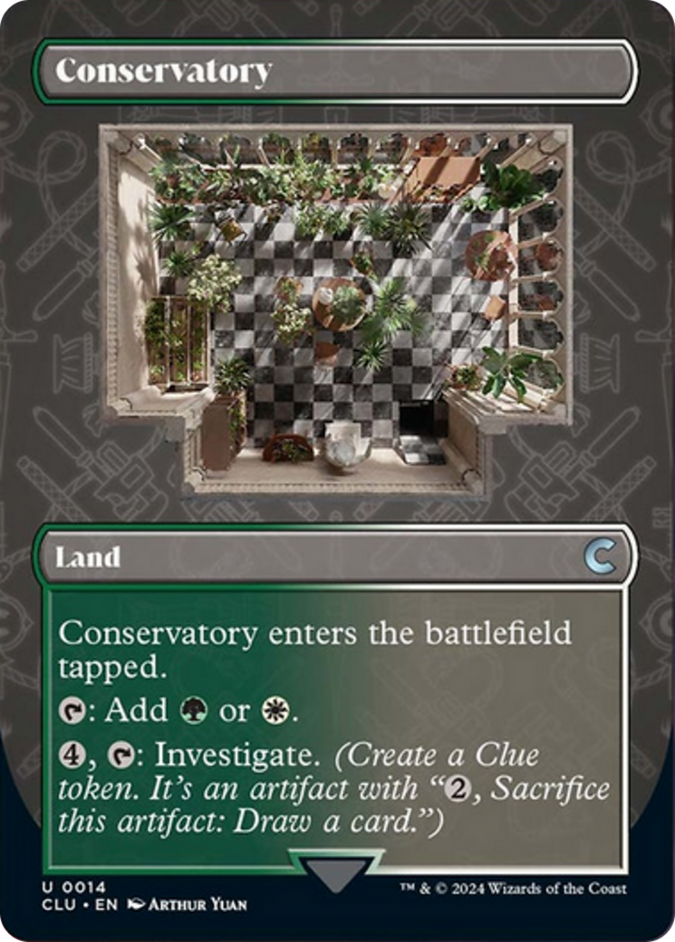 Conservatory (Borderless) [Ravnica: Clue Edition] | Good Games Modbury