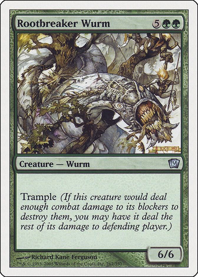 Rootbreaker Wurm 267/350 (9th Edition)  | Good Games Modbury