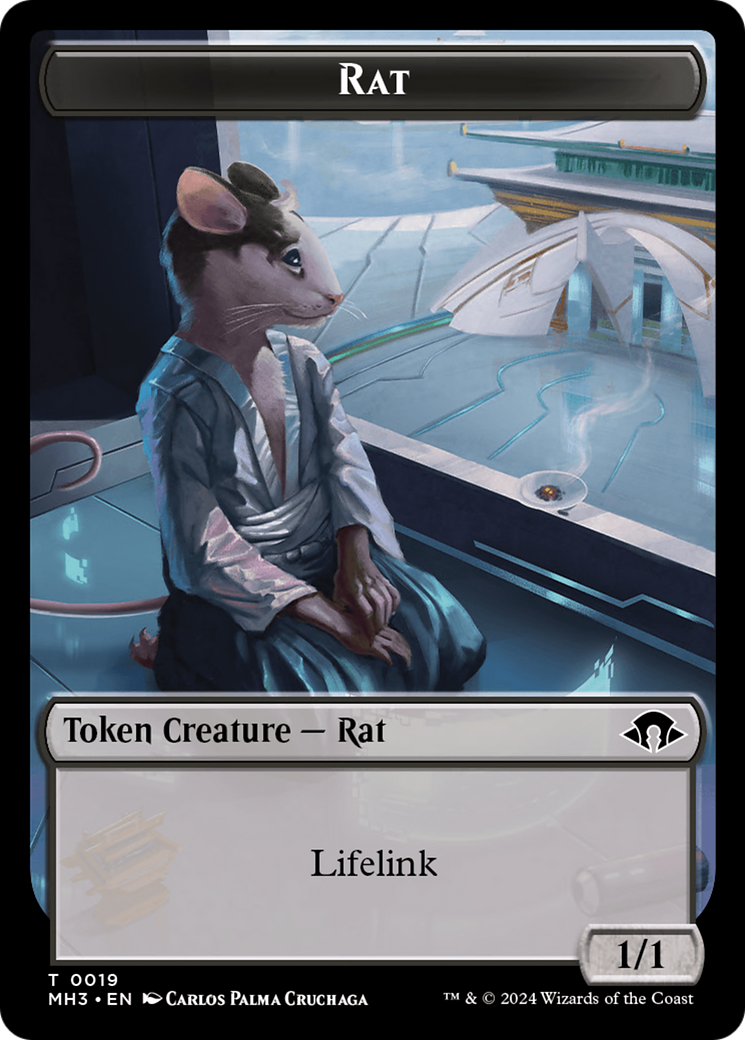 Rat // Energy Reserve Double-Sided Token [Modern Horizons 3 Tokens] | Good Games Modbury