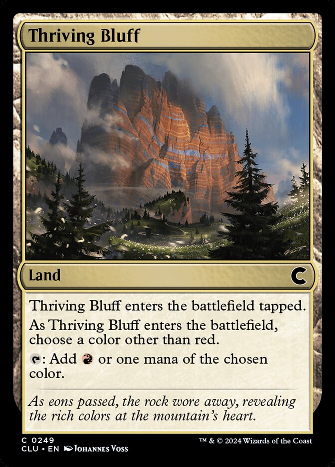 Thriving Bluff 249/284 (Ravnica: Clue Edition)  | Good Games Modbury