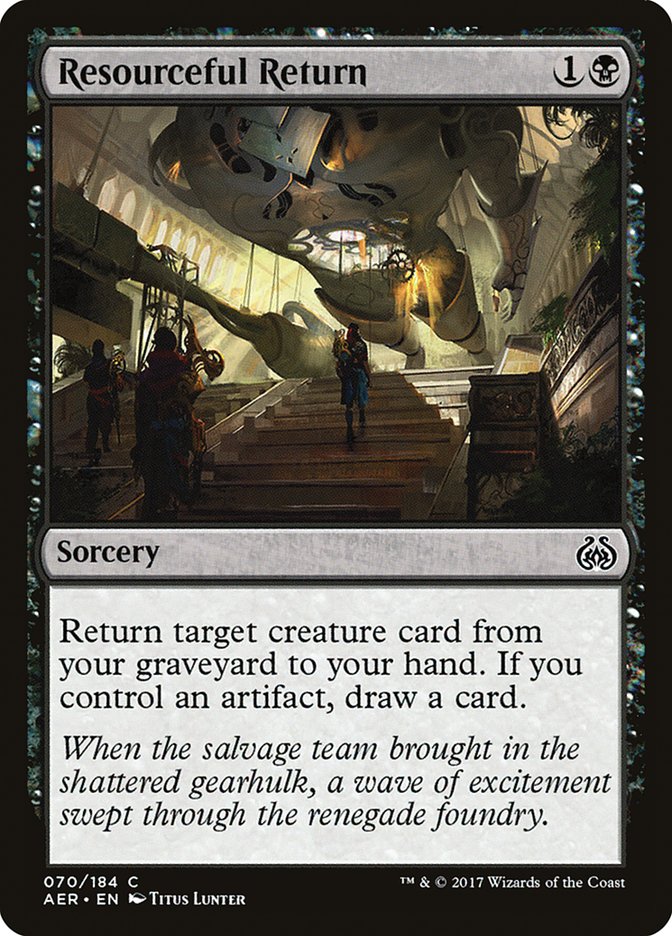 Resourceful Return 70/184 (Aether Revolt)  | Good Games Modbury