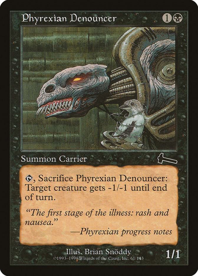 Phyrexian Denouncer 61/143 (Urza's Legacy)  - Foil | Good Games Modbury