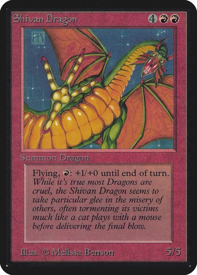 Shivan Dragon 174/295 (Alpha Edition)  | Good Games Modbury