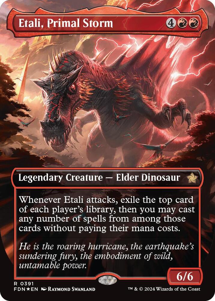 Etali, Primal Storm 329/291 (Foundations)  - Borderless Foil | Good Games Modbury