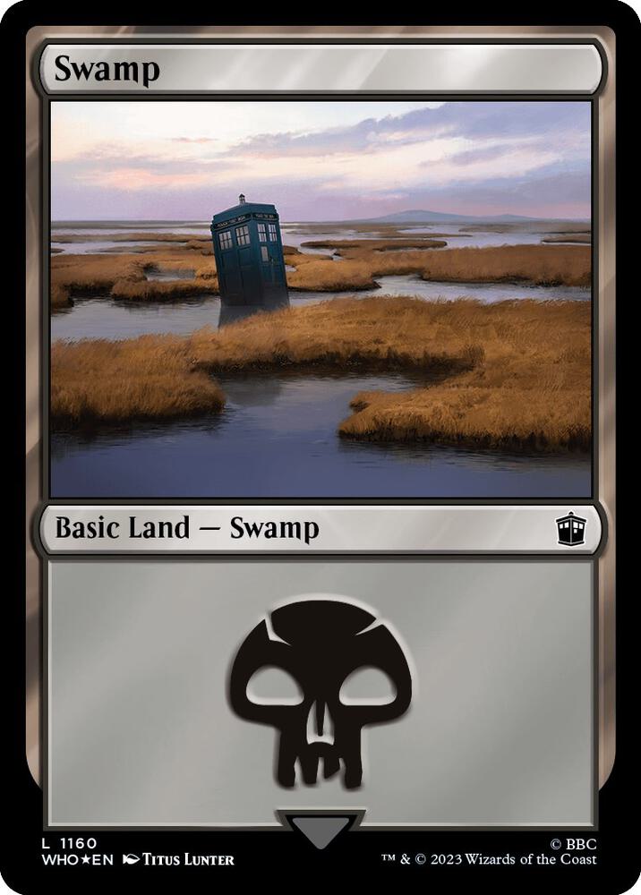 Swamp 1160/331 (Universes Beyond: Doctor Who)  - Surge Foil | Good Games Modbury