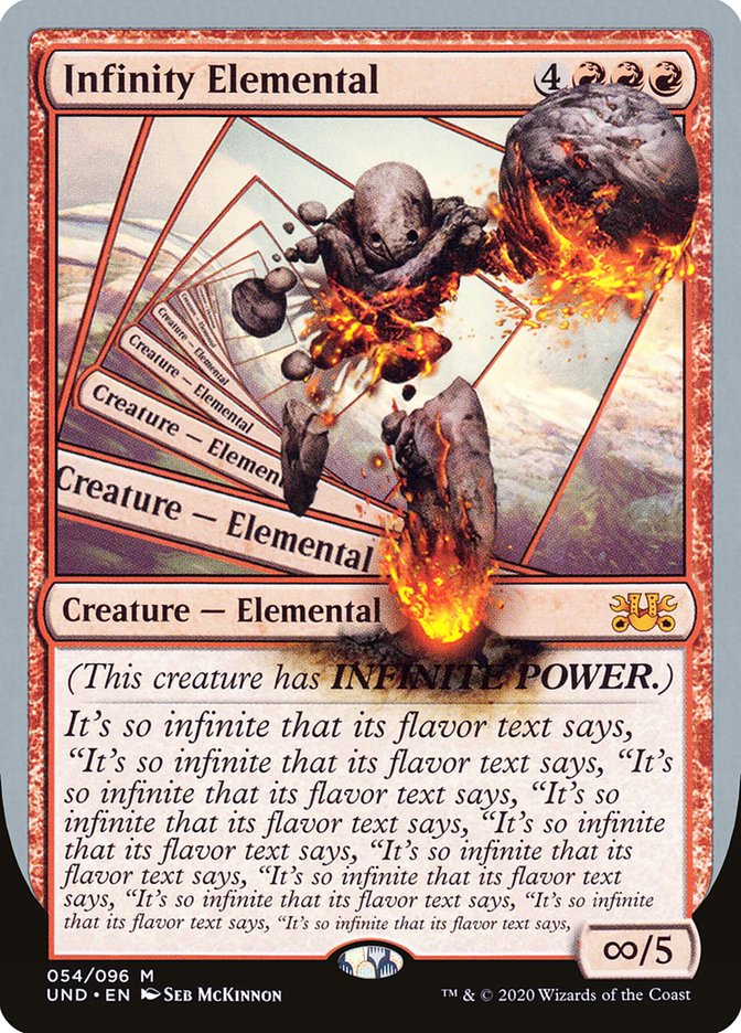 Infinity Elemental 54/96 (Unsanctioned)  | Good Games Modbury