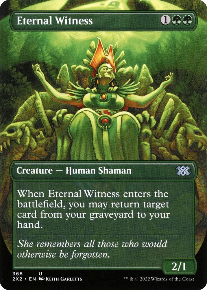 Eternal Witness Borderless 368/331 (Double Masters 2022)  | Good Games Modbury