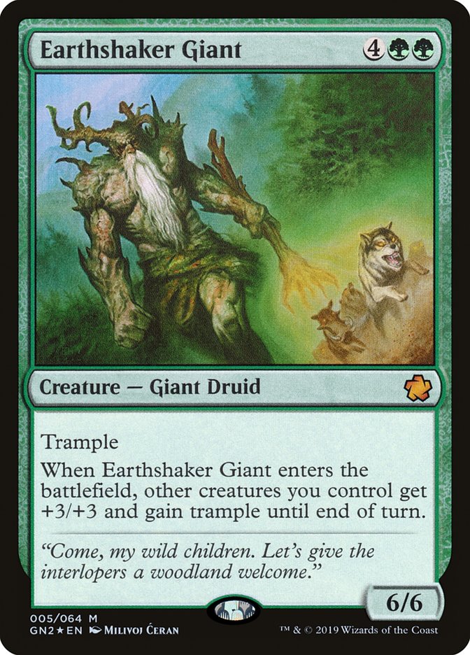 Earthshaker Giant 5/64 (Magic Game Night 2019)  - Foil | Good Games Modbury