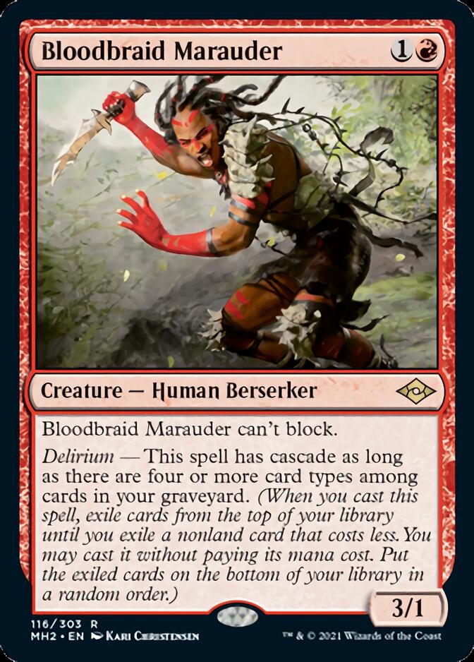 Bloodbraid Marauder [Modern Horizons 2] | Good Games Modbury