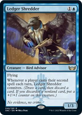 Ledger Shredder 46 (Promo Pack: Streets of New Capenna)  - Foil | Good Games Modbury