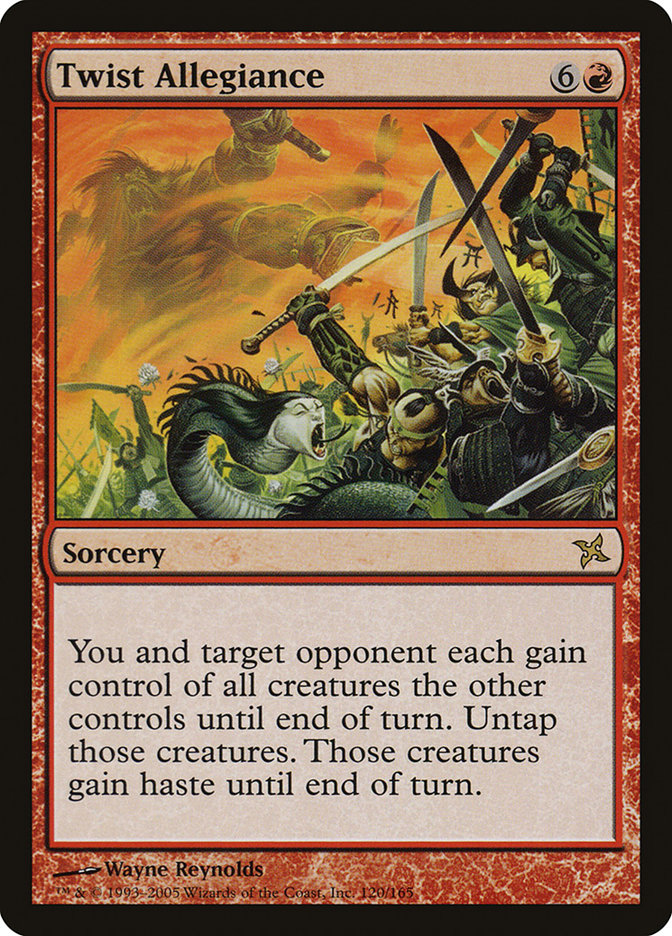 Twist Allegiance 120/165 (Betrayers of Kamigawa)  - Foil | Good Games Modbury