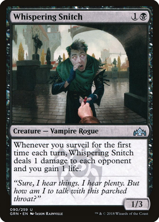 Whispering Snitch [Guilds of Ravnica] | Good Games Modbury