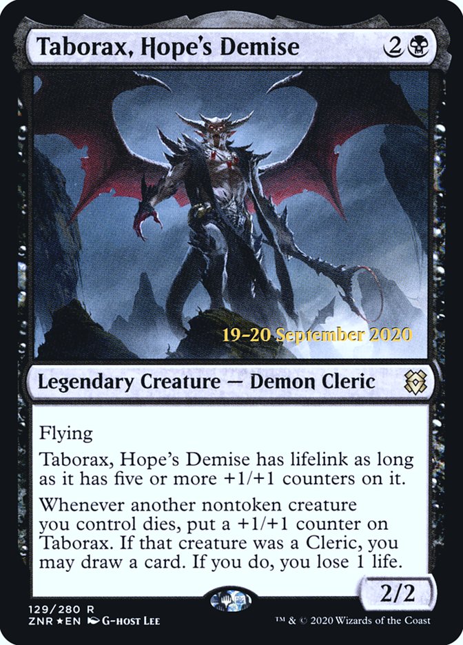 Taborax, Hope's Demise [Zendikar Rising Prerelease Promos] | Good Games Modbury