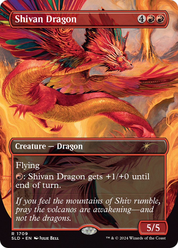 Shivan Dragon (Rainbow Foil) [Secret Lair Drop Series] | Good Games Modbury