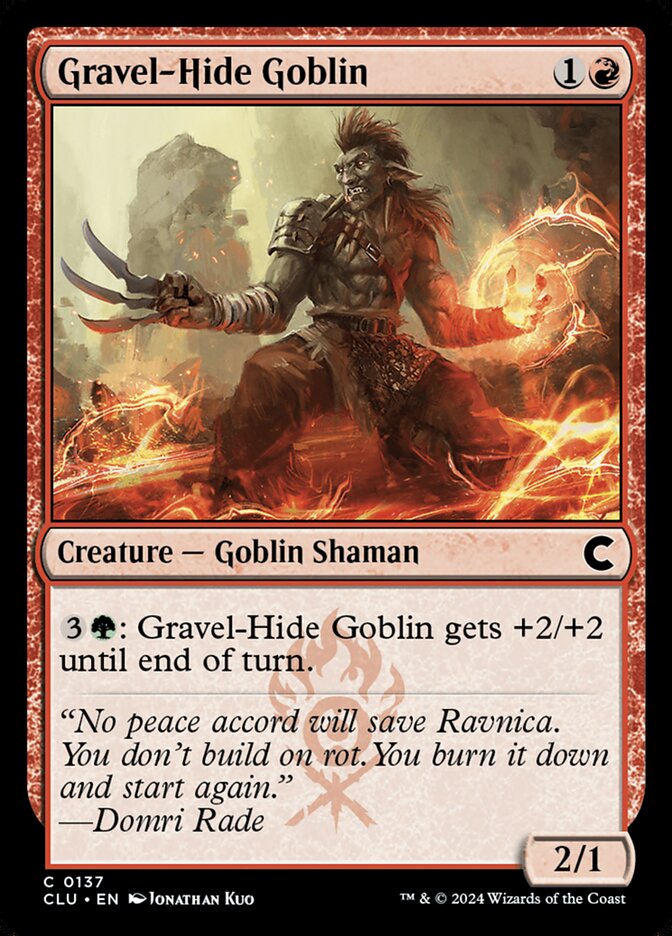 Gravel-Hide Goblin 137/284 (Ravnica: Clue Edition)  | Good Games Modbury