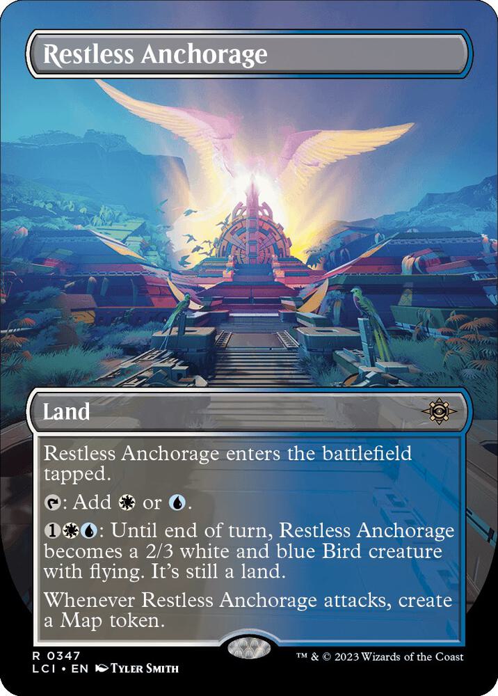 Restless Anchorage Borderless 347 (The Lost Caverns of Ixalan)  - Borderless | Good Games Modbury