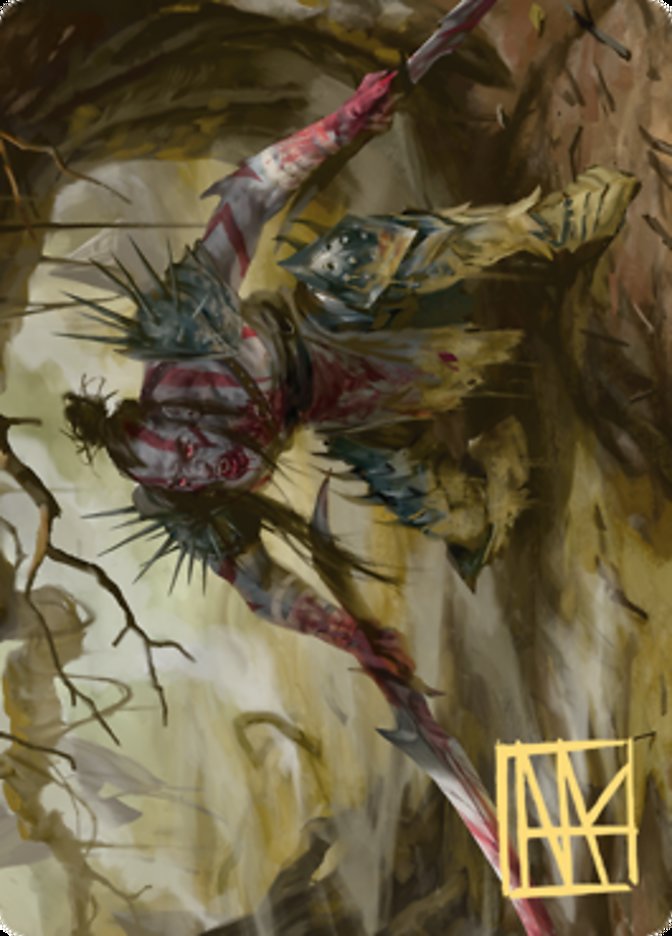 Highborn Vampire Art Card (Gold-Stamped Signature) [Zendikar Rising Art Series] | Good Games Modbury