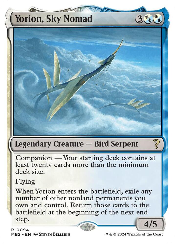 Yorion, Sky Nomad 94/390 (Mystery Booster 2)  | Good Games Modbury