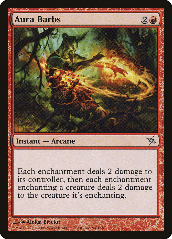 Aura Barbs 94/165 (Betrayers of Kamigawa)  - Foil | Good Games Modbury