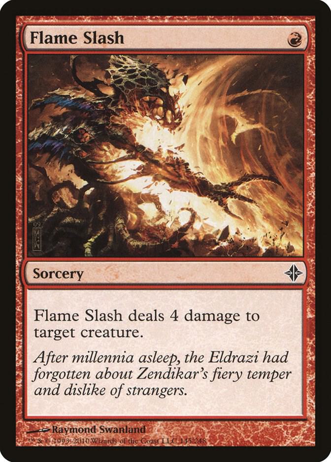 Flame Slash 145 (Rise of the Eldrazi)  | Good Games Modbury