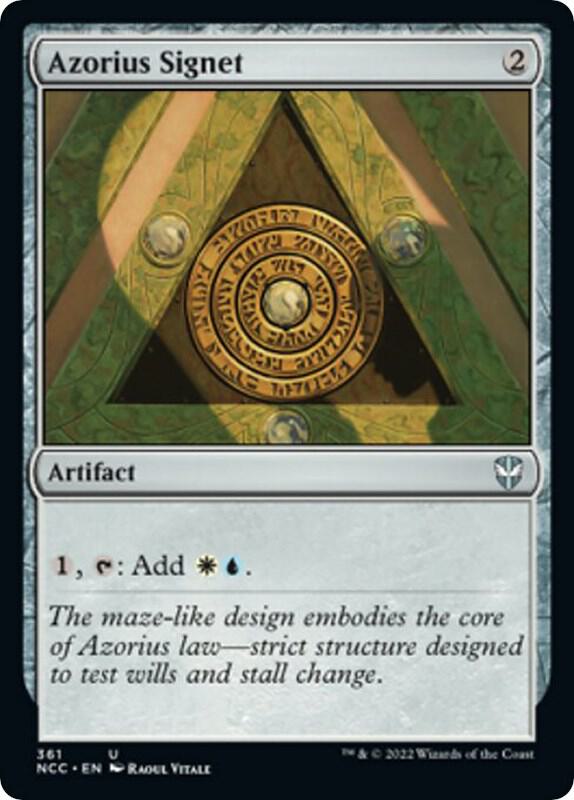 Azorius Signet 361 (Commander: Streets of New Capenna)  | Good Games Modbury