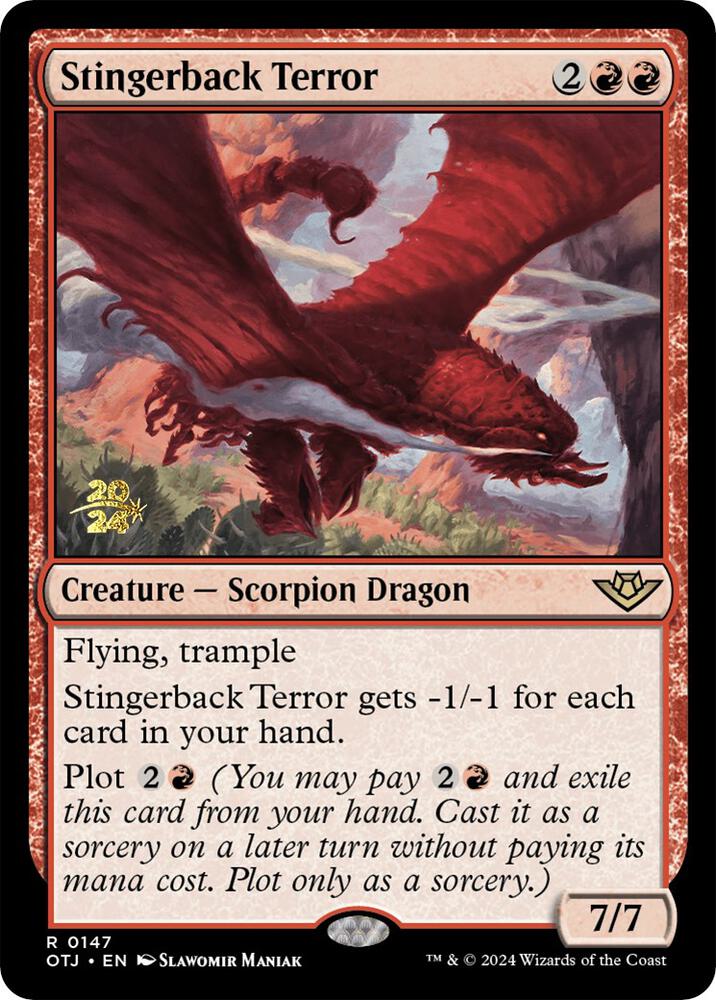 Stingerback Terror 147s/160 (Prerelease Cards)  - Foil | Good Games Modbury
