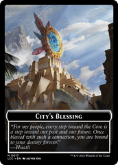 Tiny // City's Blessing Double-Sided Token [Secret Lair Drop Series] | Good Games Modbury