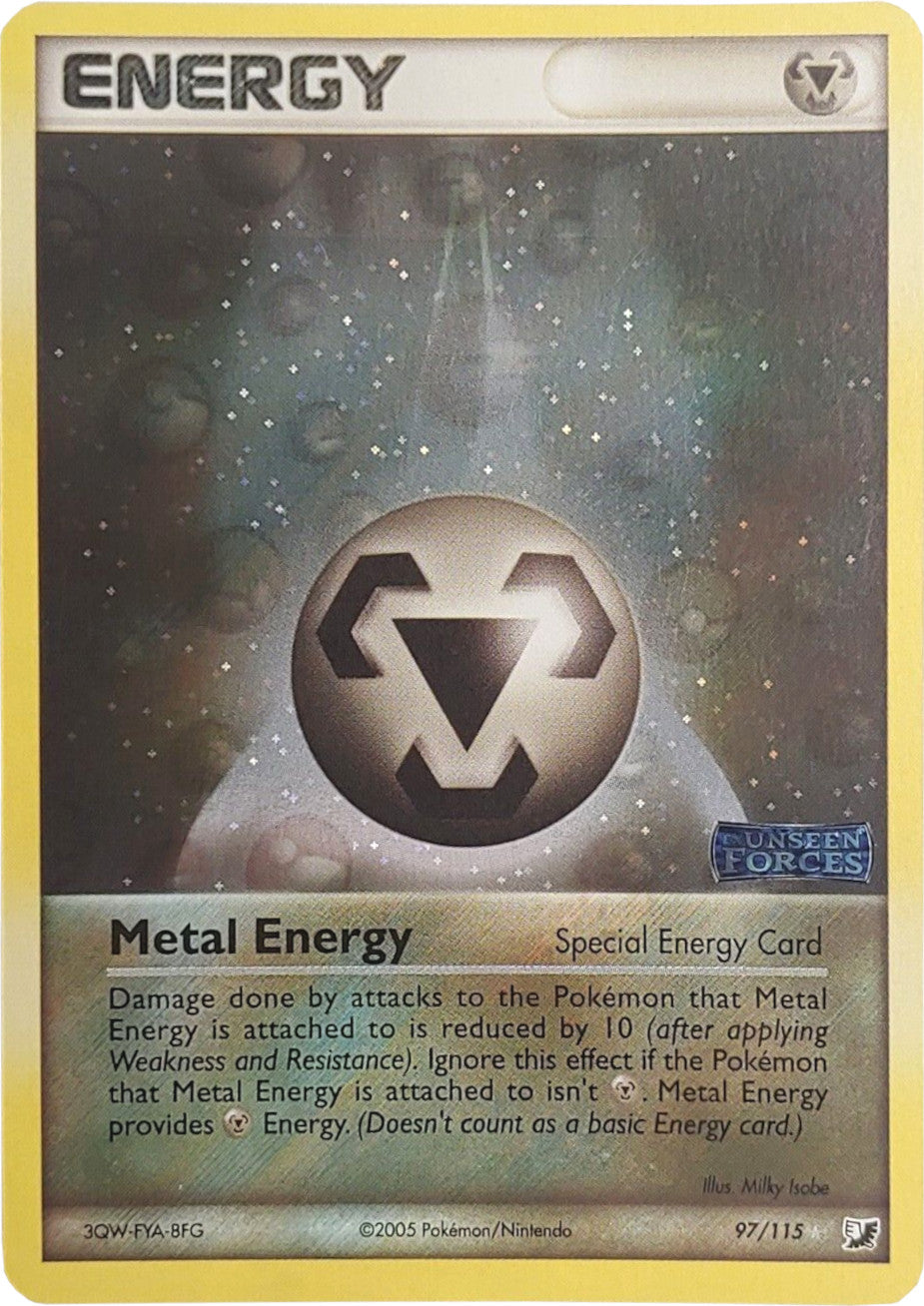 Metal Energy (97/115) (Stamped) [EX: Unseen Forces] | Good Games Modbury