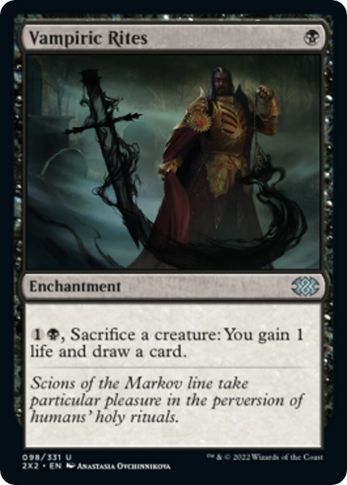 Vampiric Rites 98/331 (Double Masters 2022)  - Foil | Good Games Modbury