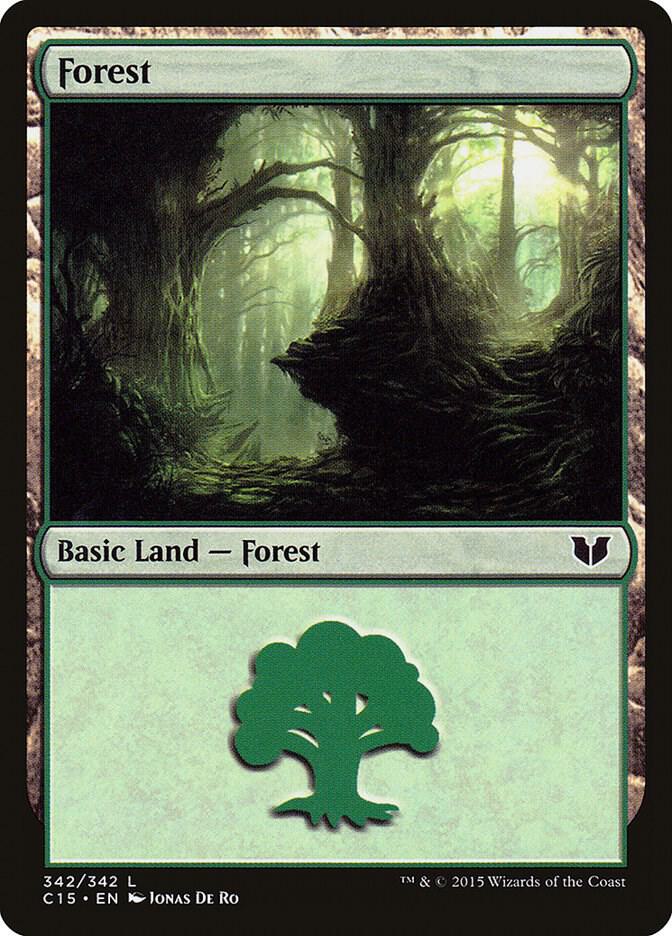 Forest 342/342 (Commander 2015)  | Good Games Modbury