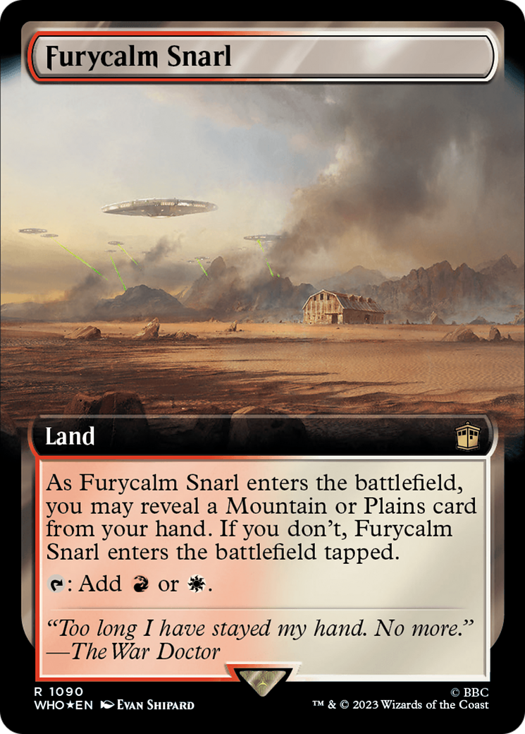 Furycalm Snarl (Extended Art) (Surge Foil) [Doctor Who] | Good Games Modbury