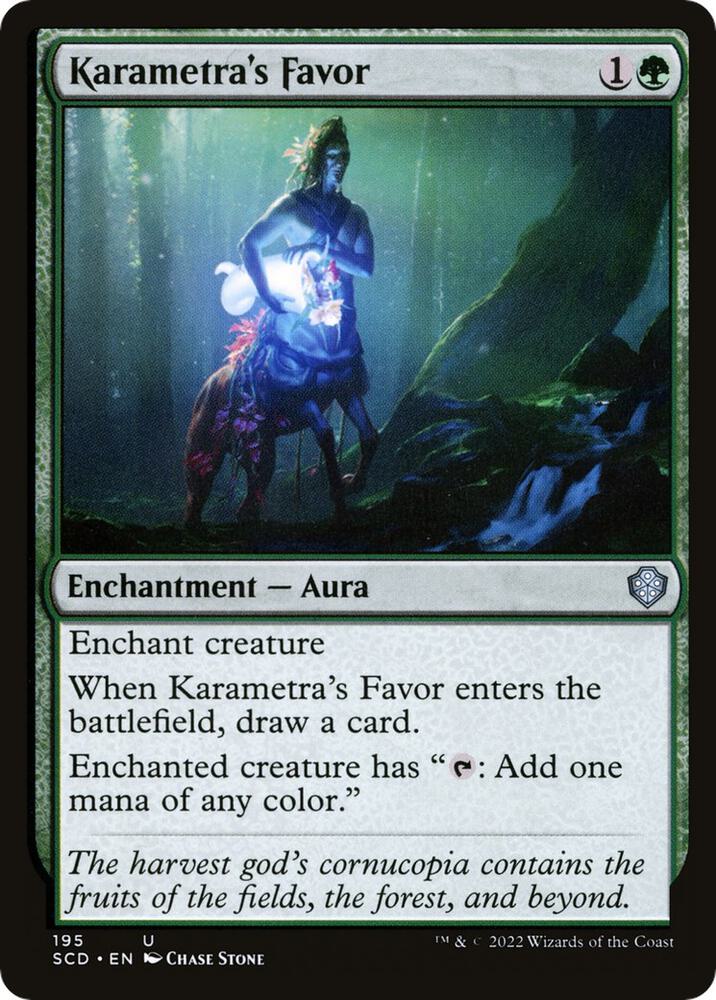 Karametra's Favor 195/352 (Starter Commander Decks)  | Good Games Modbury