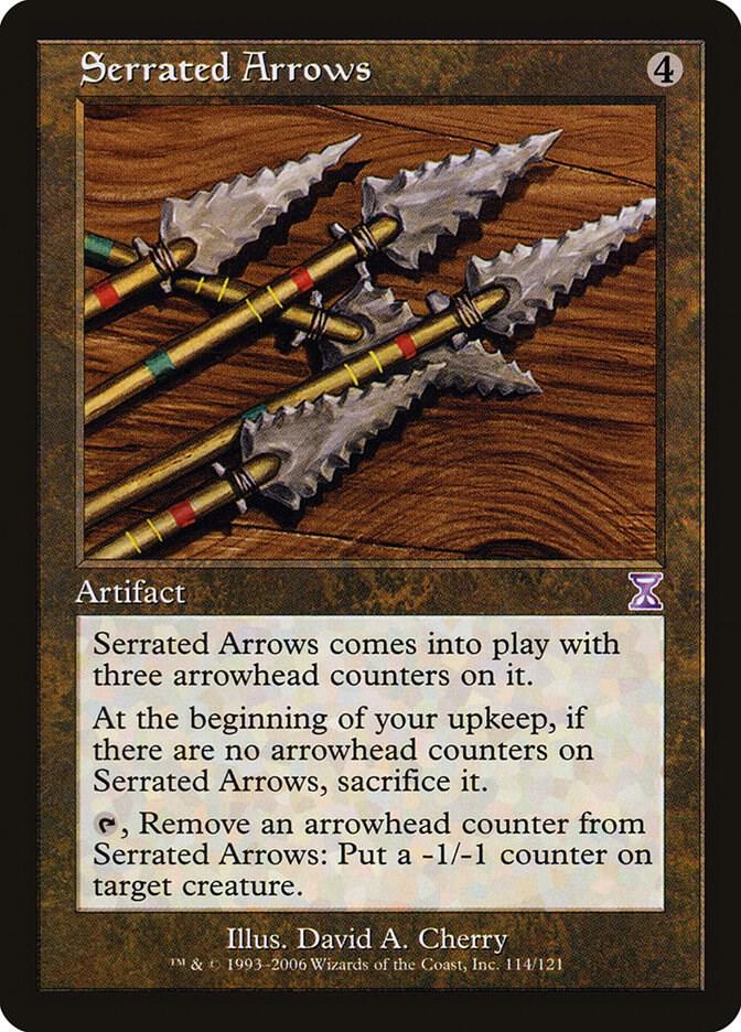 Serrated Arrows 114/121 (Timeshifted)  - Foil | Good Games Modbury
