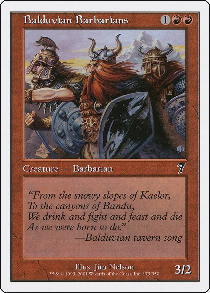 Balduvian Barbarians 173/350 (7th Edition)  | Good Games Modbury