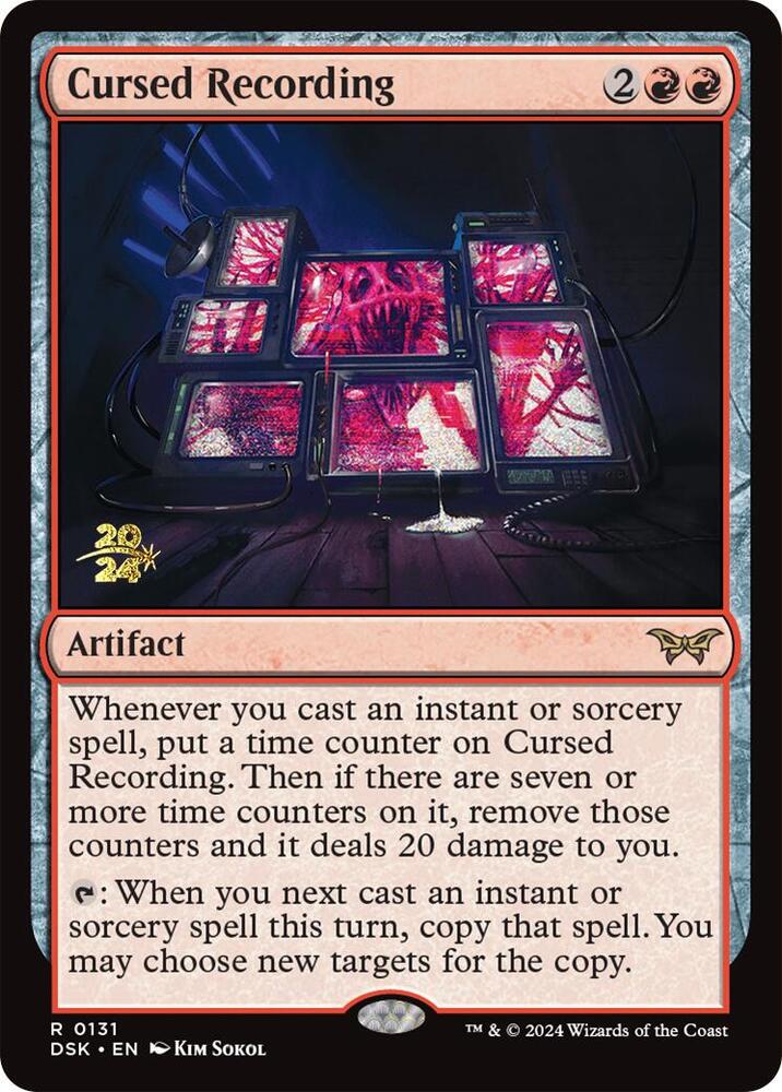 Cursed Recording 0131 131s/180 (Prerelease Cards)  - Foil | Good Games Modbury