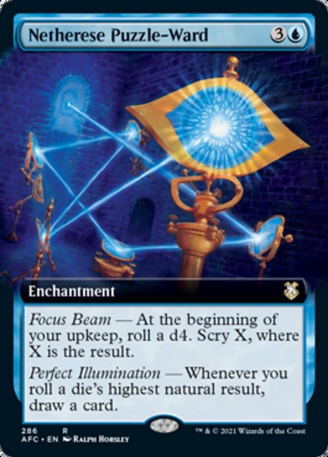 Netherese Puzzle-Ward (Extended Art) [Dungeons & Dragons: Adventures in the Forgotten Realms Commander] | Good Games Modbury