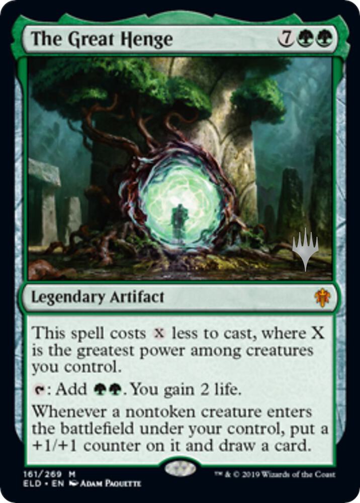 The Great Henge 161p/152 (Promo Pack: Throne of Eldraine)  - Foil | Good Games Modbury
