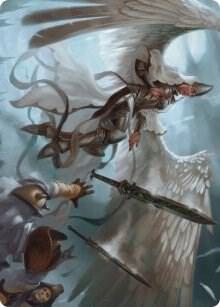 Angelic Quartermaster Art Card 5 (Art Series: Innistrad: Crimson Vow)  | Good Games Modbury