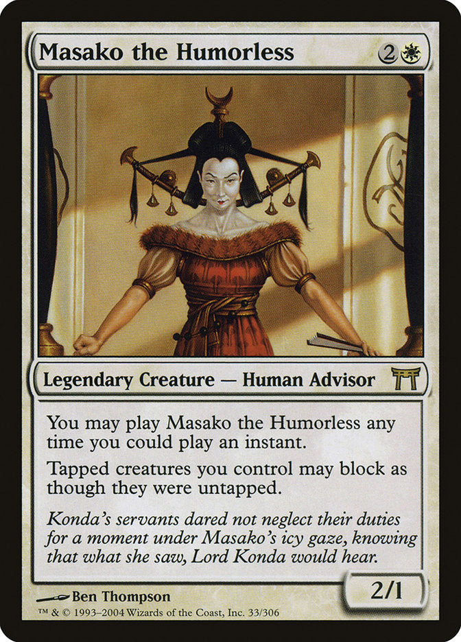 Masako the Humorless [Champions of Kamigawa] | Good Games Modbury