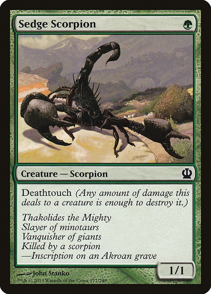 Sedge Scorpion [Theros] | Good Games Modbury