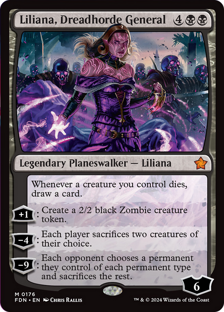 Liliana, Dreadhorde General [Foundations] | Good Games Modbury